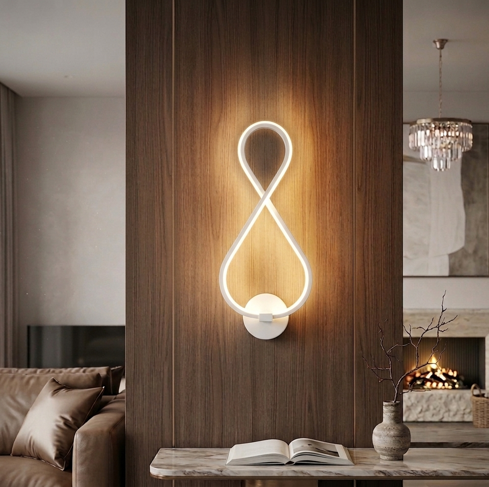 Nordische LED‑Design‑Wandleuchte