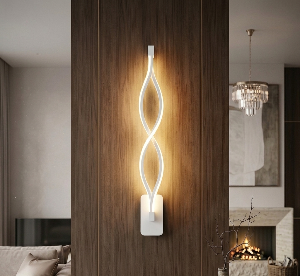 Nordische LED‑Design‑Wandleuchte