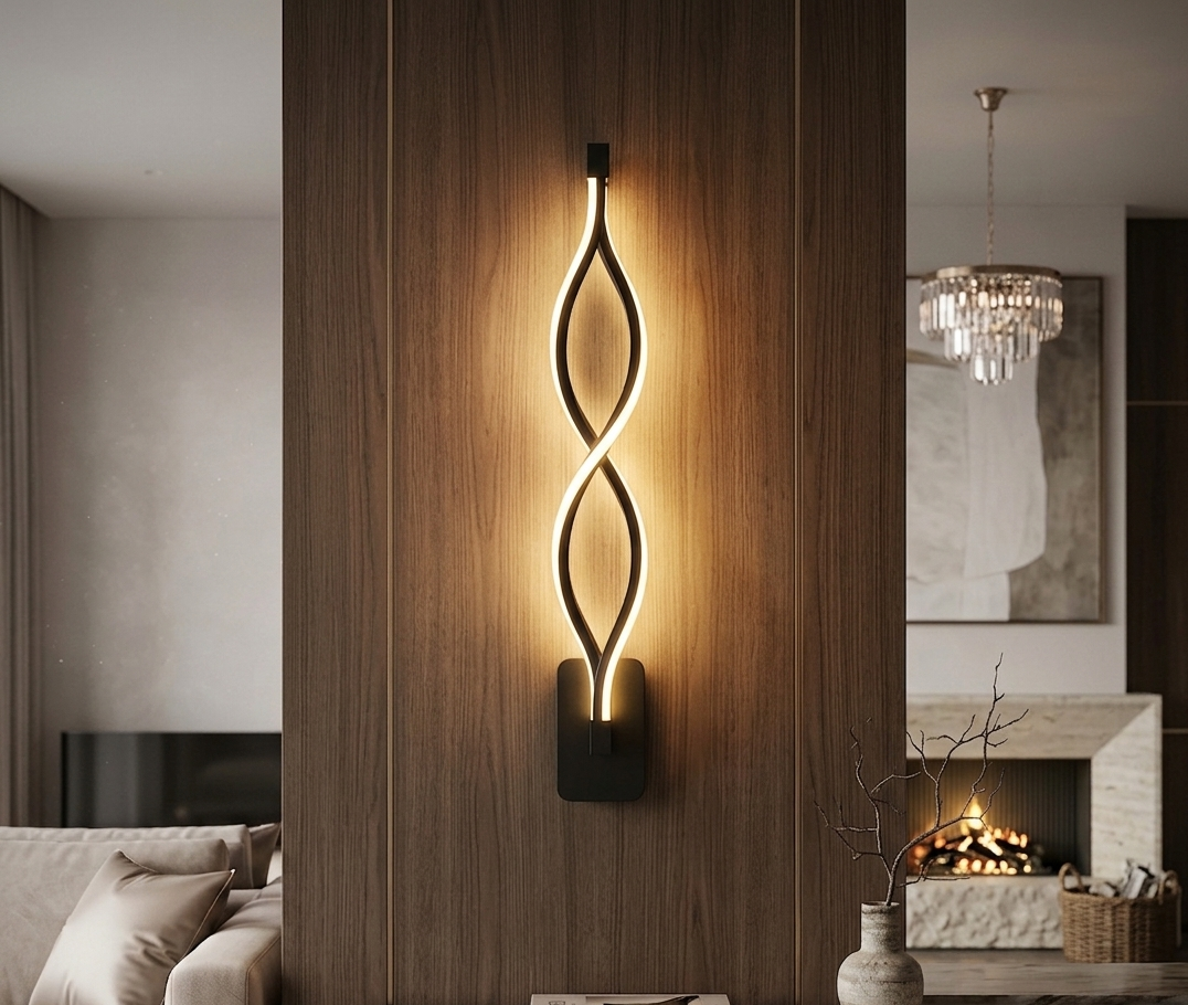 Nordische LED‑Design‑Wandleuchte